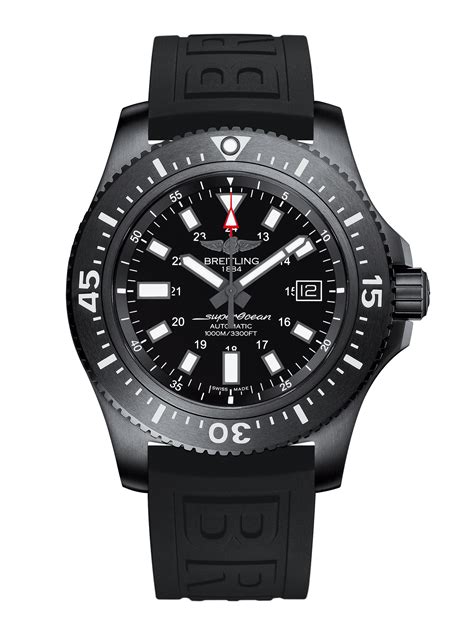 breitling superocean black edition|breitling superocean black steel.